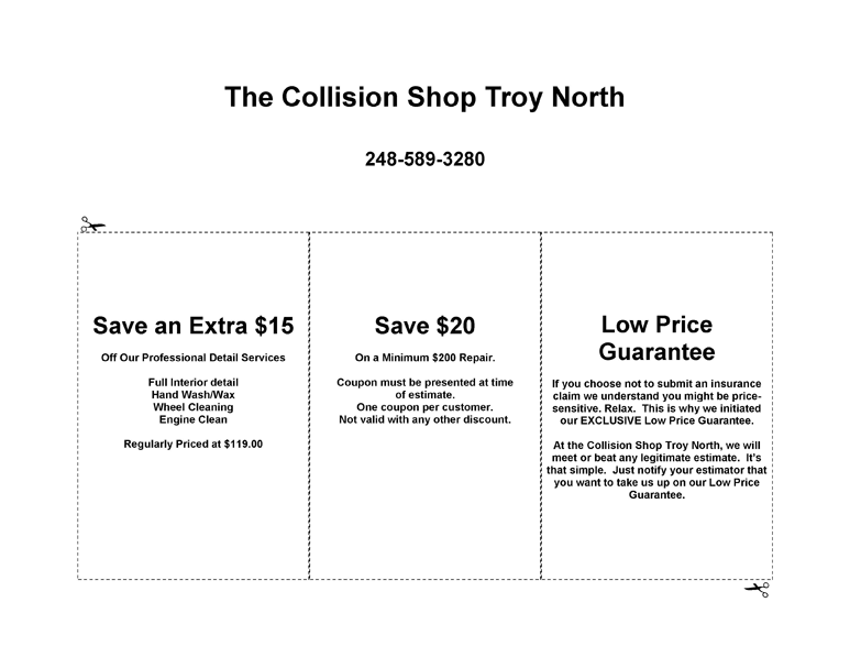 The Collision Shop in Troy, MI, 48083